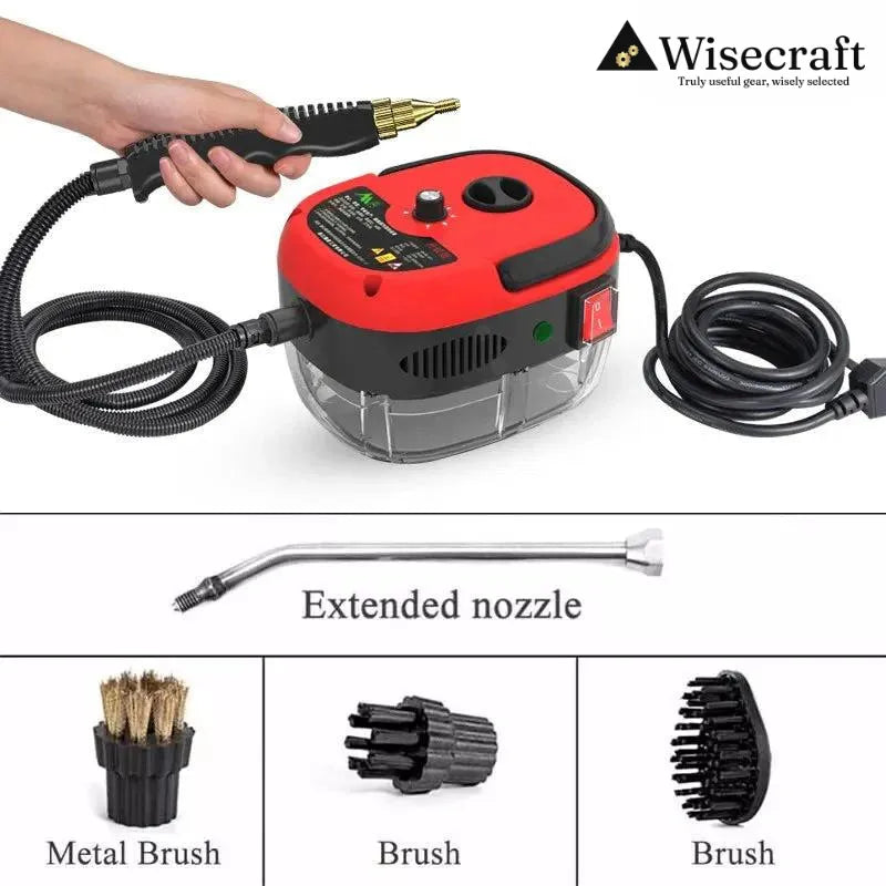 Wisecraft™ Compact High-Temperature & Pressure SteamJet Cleaner.