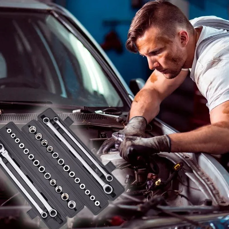 Wisecraft™ Adjustable-head Ratchet Wrench