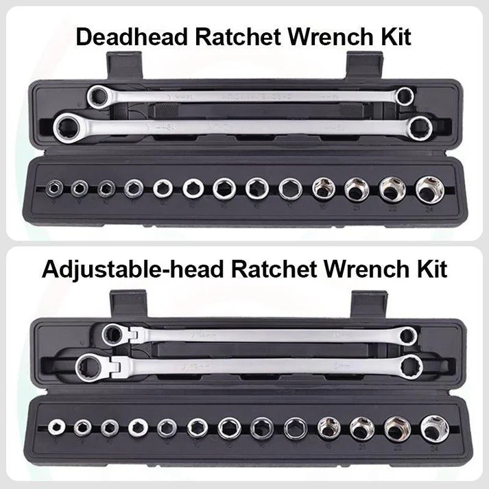 Wisecraft™ Adjustable-head Ratchet Wrench