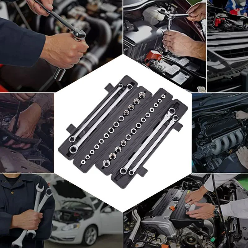 Wisecraft™ Adjustable-head Ratchet Wrench