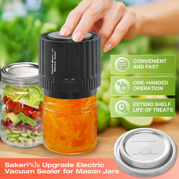 Wisecraft™ Electric Mason Jar Vacuum Sealer