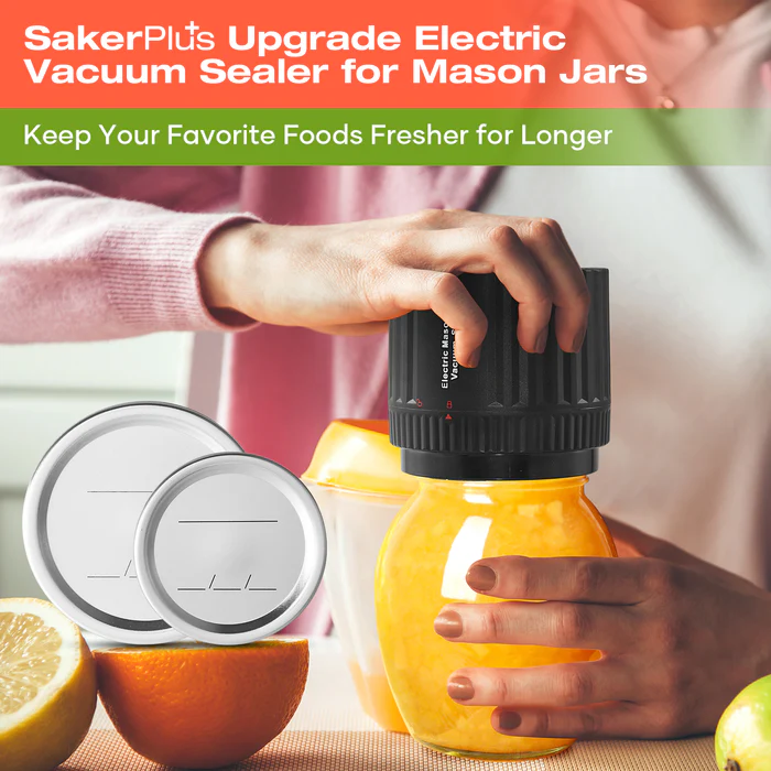Wisecraft™ Electric Mason Jar Vacuum Sealer