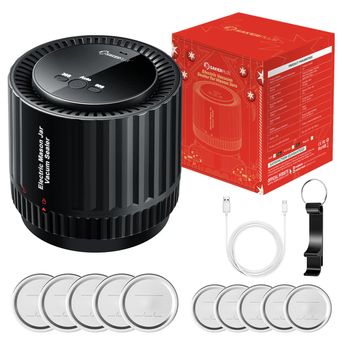 Wisecraft™ Electric Mason Jar Vacuum Sealer