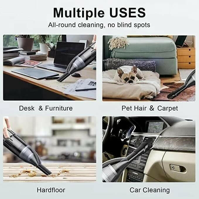 Wisecrafr™ Portable Wireless Vacuum Cleaner