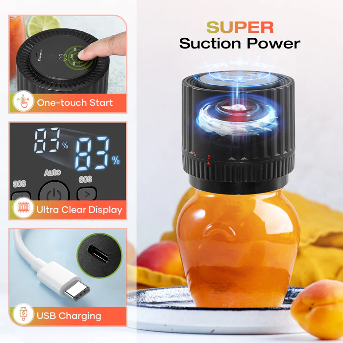 Wisecraft™ Electric Mason Jar Vacuum Sealer